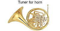 Online tuner for horn