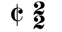 2/2 time signature example