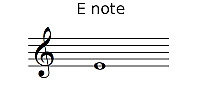 E music note