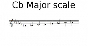C flat Major scale