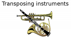 Transposing instruments