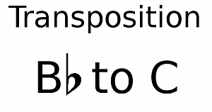 Transpose Bb to C