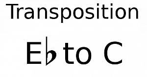 Transpose Eb to C