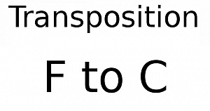 Transpose F to C