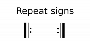 Repeat barlines