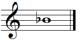 B flat