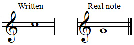 C4 sounding G3