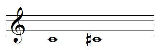 Chromatic semitones