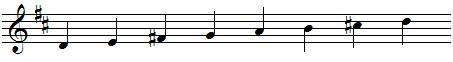 D major scale