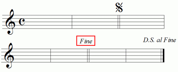 Dal segno al fine animation frame 