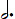 Dotted half note (dotted minim)