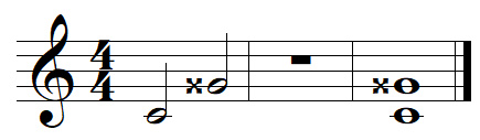 doubly augmented fifth doubly augmented fifth