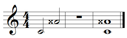Doubly augmented sixth Doubly augmented sixth