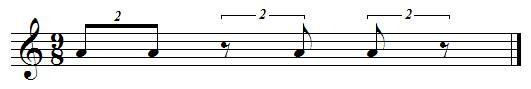 Duplets and rests