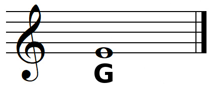 the French violin clef