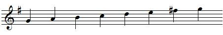 G major scale