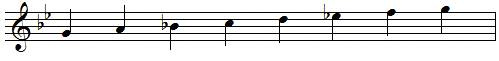 G minor key