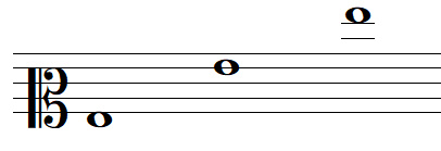 Some G notes in mezzo-soprano clef