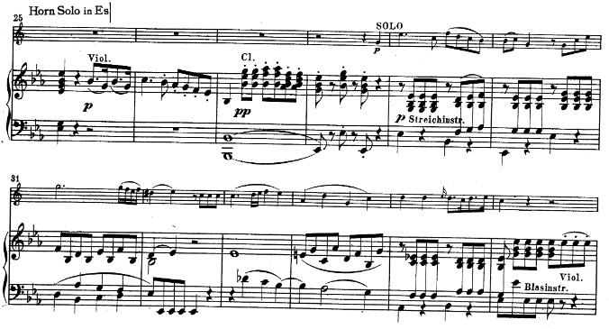 Mozart horn concerto K447, allegro