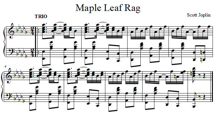 Maple Leaf Rag by Scott Joplin