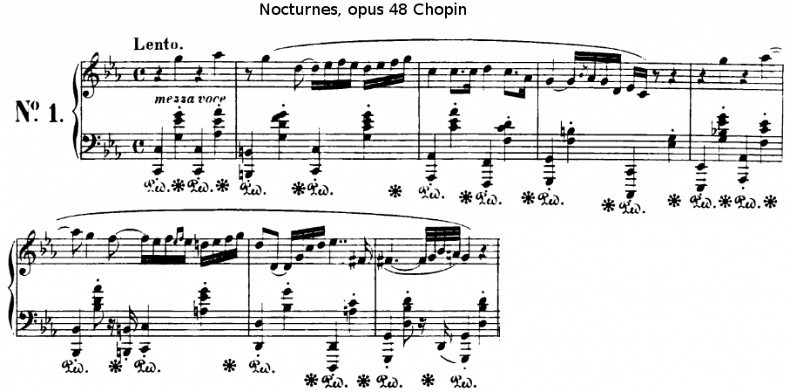 Nocturno n°1 opus 48, Chopin Nocturno n°1 opus 48, Chopin
