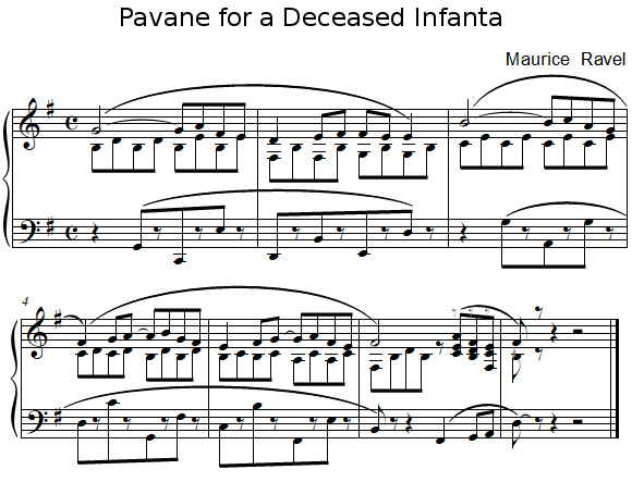 Pavane for a Deceased Infanta by Ravel