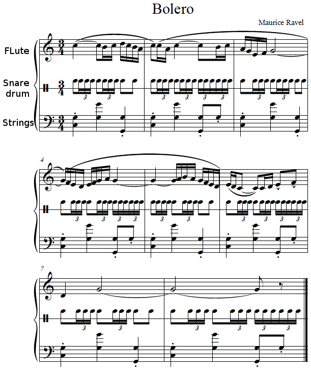 Boléro by Maurice Ravel