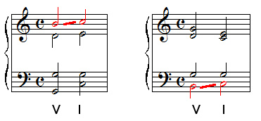 Resolving leading tones