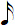 sixteenth note (semiquaver)