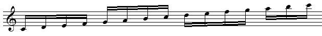 Successive sixteenth notes