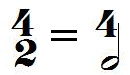 time signature 4/2