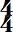 time signature 4/4