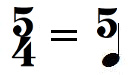 time signature 5/4