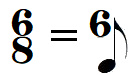 time signature 6/8