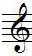Treble clef