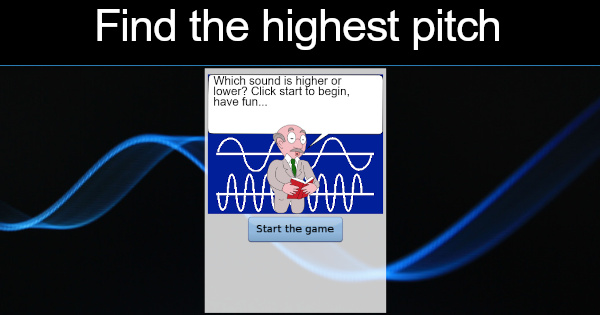 Find the highest pitch