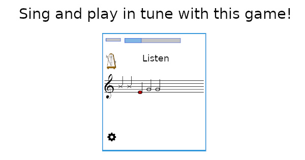 Sing and play in tune with this game!